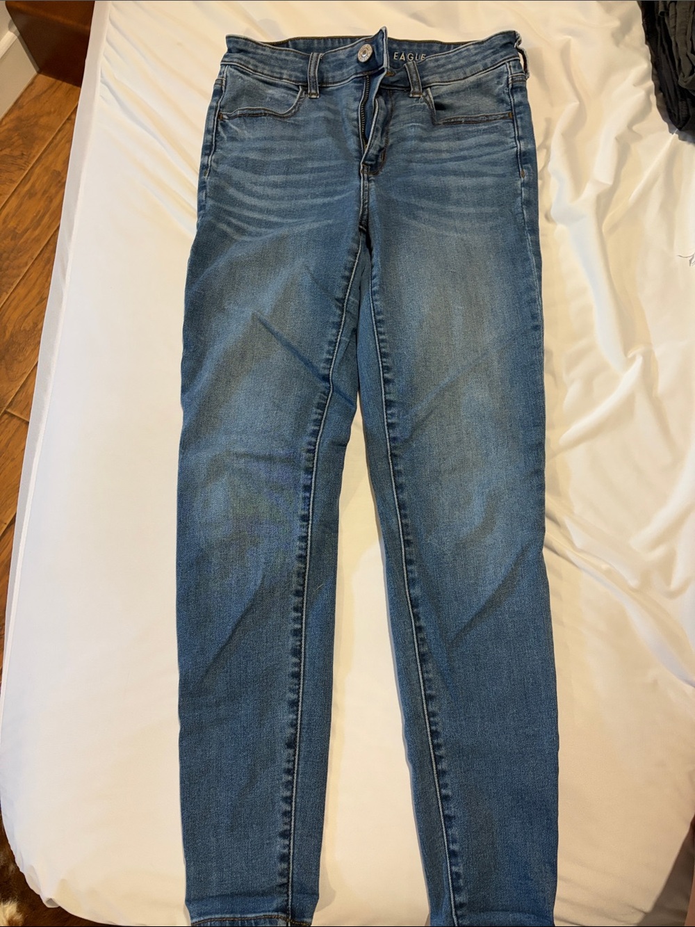 American Eagle Outfitters Skinny Jeans in Blue Wash